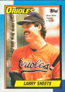 #708 Larry Sheets - Detroit Tigers - 1990 O-Pee-Chee Baseball