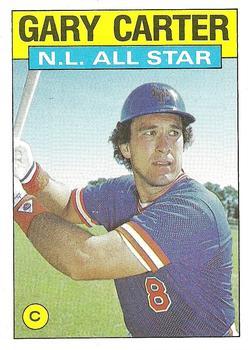 #708 Gary Carter - New York Mets - 1986 Topps Baseball