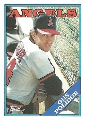 #708 Gus Polidor - California Angels - 1988 Topps Baseball
