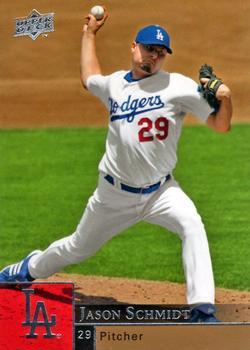 #708 Jason Schmidt - Los Angeles Dodgers - 2009 Upper Deck Baseball
