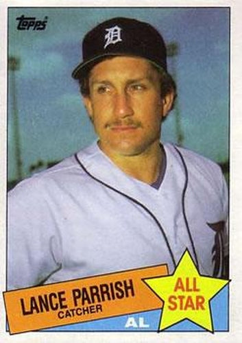 #708 Lance Parrish - Detroit Tigers - 1985 Topps Baseball