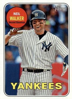 #708 Neil Walker - New York Yankees - 2018 Topps Heritage Baseball