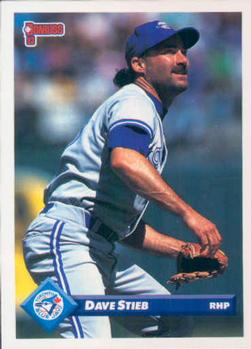 #708 Dave Stieb - Toronto Blue Jays - 1993 Donruss Baseball