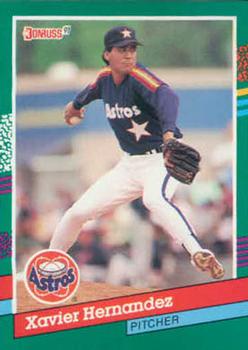 #708 Xavier Hernandez - Houston Astros - 1991 Donruss Baseball