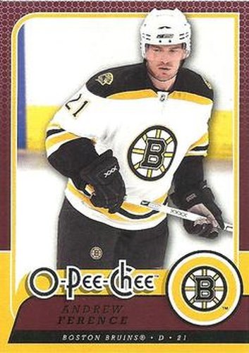 #709 Andrew Ference - Boston Bruins - 2008-09 O-Pee-Chee Hockey