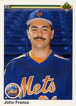 #709 John Franco - New York Mets - 1990 Upper Deck Baseball