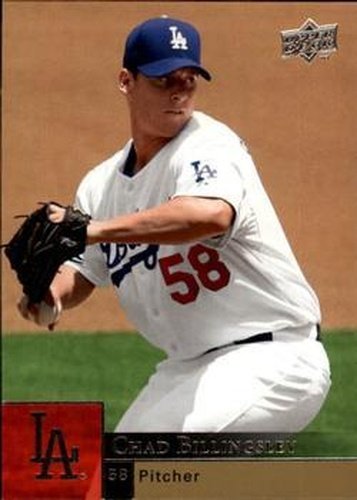 #709 Chad Billingsley - Los Angeles Dodgers - 2009 Upper Deck Baseball
