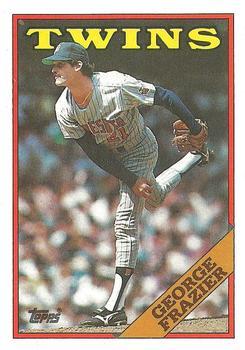 #709 George Frazier - Minnesota Twins - 1988 Topps Baseball