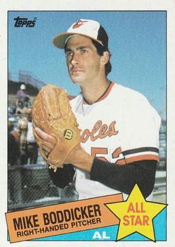 #709 Mike Boddicker - Baltimore Orioles - 1985 Topps Baseball