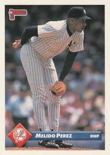 #709 Melido Perez - New York Yankees - 1993 Donruss Baseball