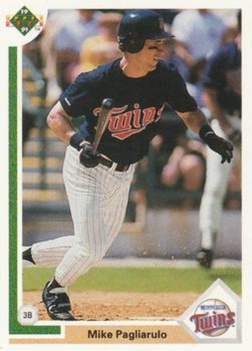 #709 Mike Pagliarulo - Minnesota Twins - 1991 Upper Deck Baseball