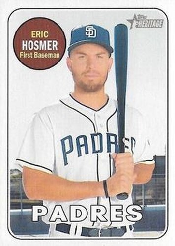 #709c Eric Hosmer - San Diego Padres - 2018 Topps Heritage Baseball