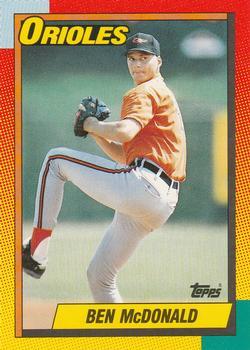 #70T Ben McDonald - Baltimore Orioles - 1990 Topps Traded Baseball