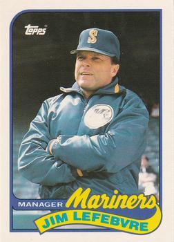 #70T Jim Lefebvre - Seattle Mariners - 1989 Topps Traded Baseball