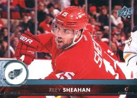 #70 Riley Sheahan - Detroit Red Wings - 2017-18 Upper Deck Hockey
