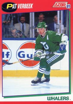 #70 Pat Verbeek - Hartford Whalers - 1991-92 Score Canadian Hockey