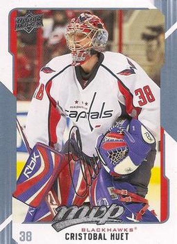 #70 Cristobal Huet - Chicago Blackhawks - 2008-09 Upper Deck MVP Hockey