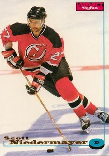 #70 Scott Niedermayer - New Jersey Devils - 1996-97 SkyBox Impact Hockey