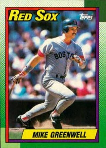 #70 Mike Greenwell - Boston Red Sox - 1990 Topps Baseball
