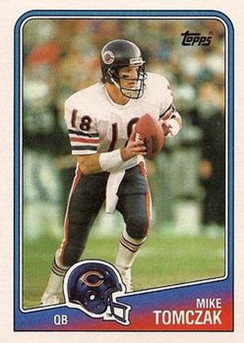 #70 Mike Tomczak - Chicago Bears - 1988 Topps Football