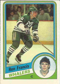 #70 Ron Francis - Hartford Whalers - 1984-85 O-Pee-Chee Hockey