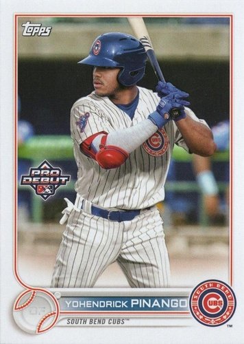 #PD-70 Yohendrick Pinango - South Bend Cubs - 2022 Topps Pro Debut Baseball