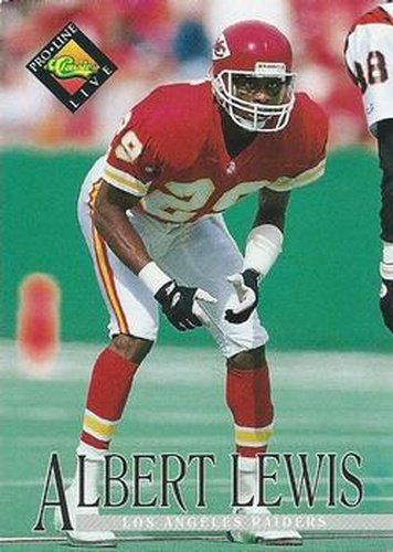#70 Albert Lewis - Los Angeles Raiders - 1994 Pro Line Live Football