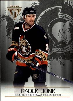 #70 Radek Bonk - Ottawa Senators - 2003-04 Pacific Private Stock Titanium Hockey