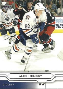 #70 Ales Hemsky - Edmonton Oilers - 2004-05 Upper Deck Hockey