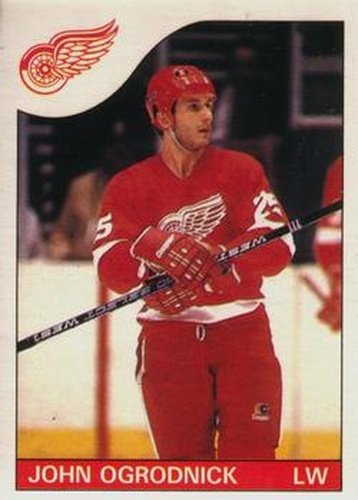 #70 John Ogrodnick - Detroit Red Wings - 1985-86 O-Pee-Chee Hockey