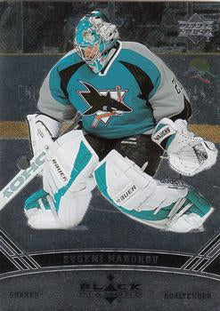 #70 Evgeni Nabokov - San Jose Sharks - 2006-07 Upper Deck Black Diamond Hockey