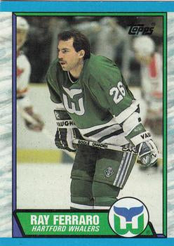 #70 Ray Ferraro - Hartford Whalers - 1989-90 Topps Hockey