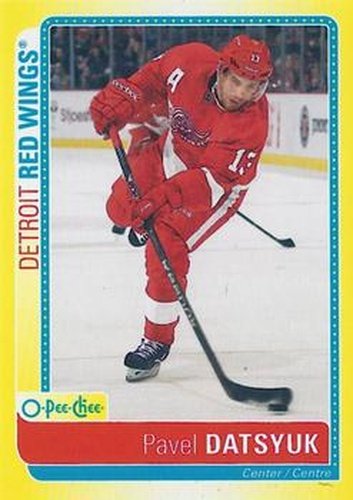 #S-PD Pavel Datsyuk - Detroit Red Wings - 2013-14 O-Pee-Chee Hockey - Stickers
