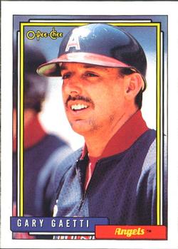 #70 Gary Gaetti - California Angels - 1992 O-Pee-Chee Baseball