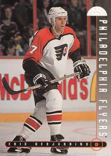#70 Eric Desjardins - Philadelphia Flyers - 1995-96 Leaf Hockey