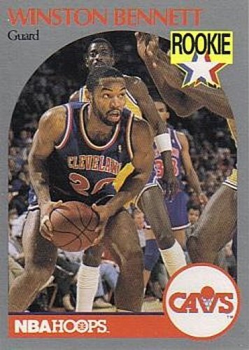 #70 Winston Bennett - Cleveland Cavaliers - 1990-91 Hoops Basketball