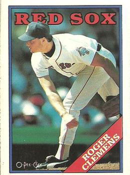 #70 Roger Clemens - Boston Red Sox - 1988 O-Pee-Chee Baseball