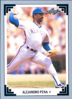 #70 Alejandro Pena - New York Mets - 1991 Leaf Baseball