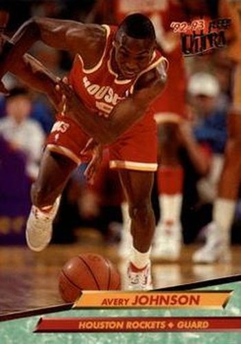 #70 Avery Johnson - Houston Rockets - 1992-93 Ultra Basketball