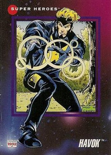 #70 Havok - 1992 Impel Marvel Universe