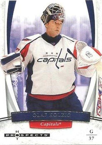 #70 Olaf Kolzig - Washington Capitals - 2007-08 Fleer Hot Prospects Hockey