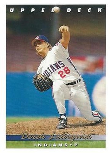#70 Derek Lilliquist - Cleveland Indians - 1993 Upper Deck Baseball