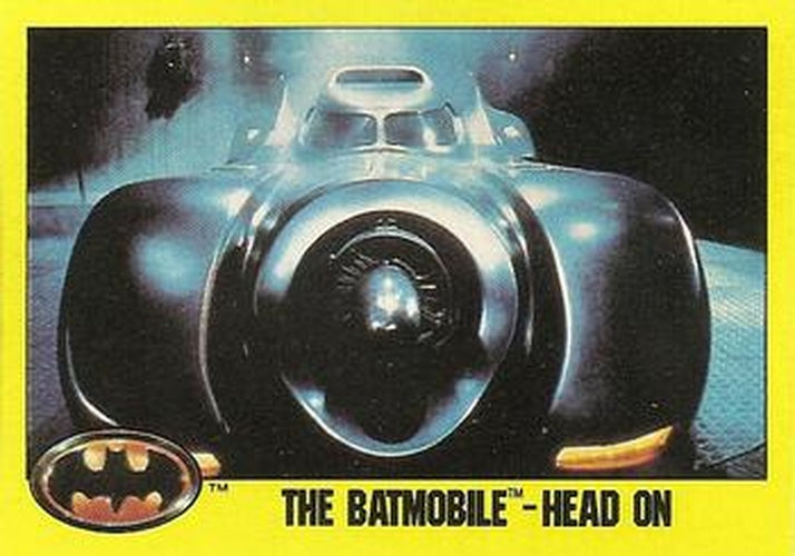 #170 The Batmobile-Head On - 1989 Topps Batman