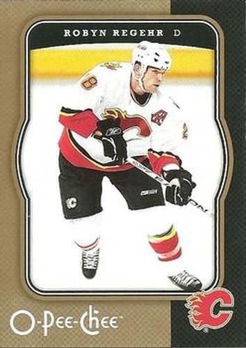 #70 Robyn Regehr - Calgary Flames - 2007-08 O-Pee-Chee Hockey