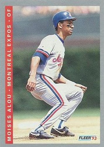 #70 Moises Alou - Montreal Expos - 1993 Fleer Baseball