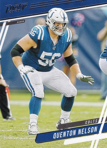 #70 Quenton Nelson - Indianapolis Colts - 2020 Panini Prestige Football