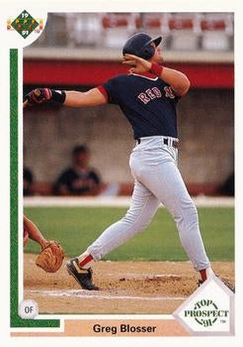 #70 Greg Blosser - Boston Red Sox - 1991 Upper Deck Baseball