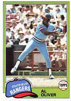 #70 Al Oliver - Texas Rangers - 1981 Topps Baseball