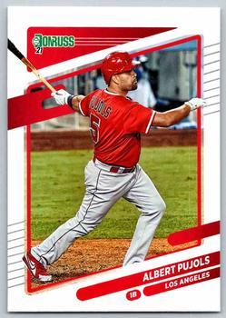 #70 Albert Pujols - Los Angeles Angels - 2021 Donruss Baseball