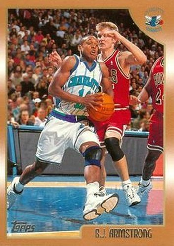 #70 B.J. Armstrong - Charlotte Hornets - 1998-99 Topps Basketball